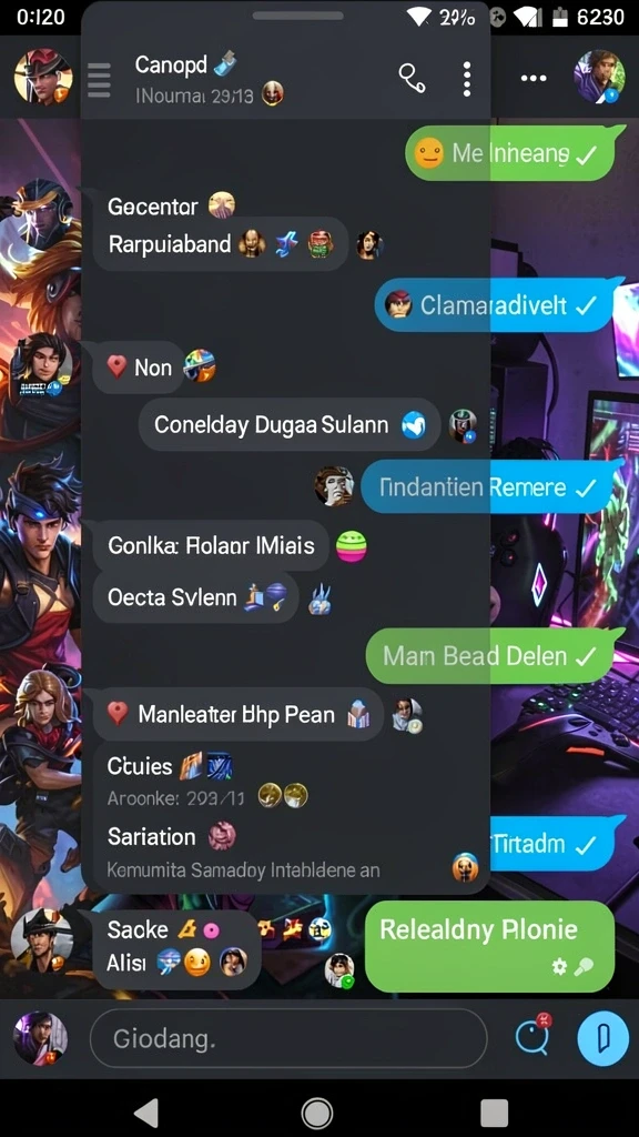 Tampilan awal game yang menarik dan informatif.