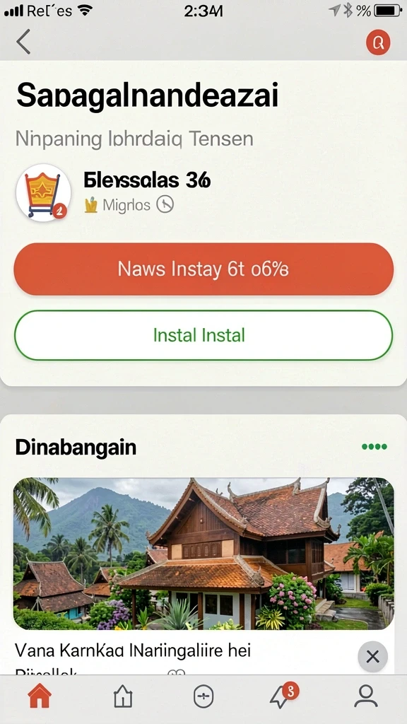 Tampilan antarmuka yang user-friendly.