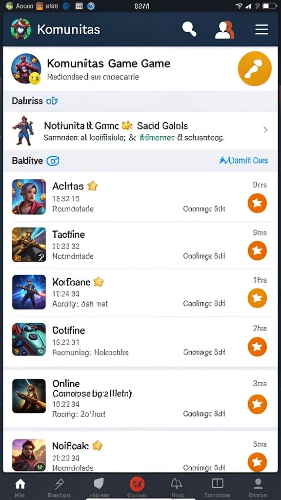 Kompetisi menarik di dalam game.