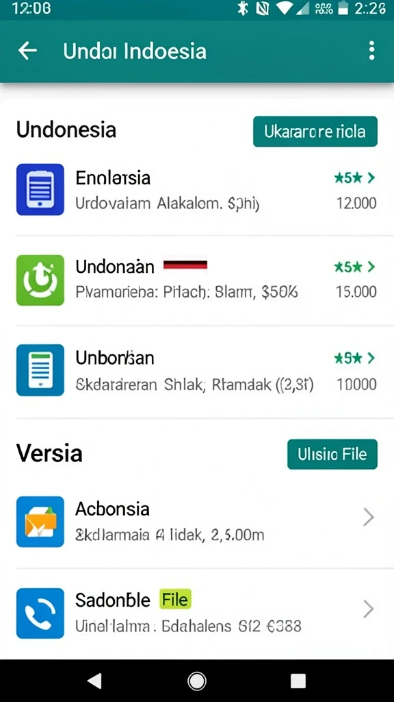 Menu permainan yang mudah diakses dan user-friendly.
