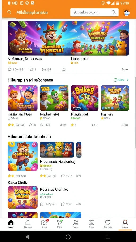 Tangkapan layar yang menunjukkan antarmuka permainan yang menarik.