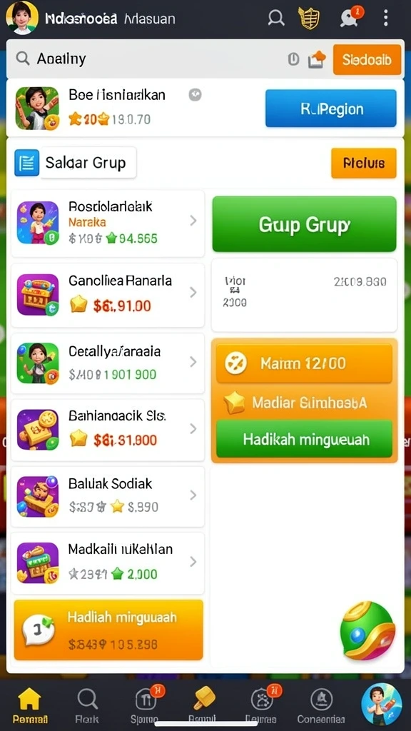 Fitur live casino dengan dealer cantik.