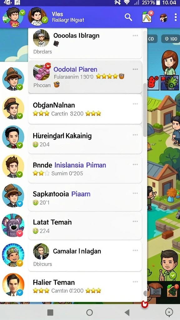 Fitur sosial untuk berbagi pengalaman dengan teman.