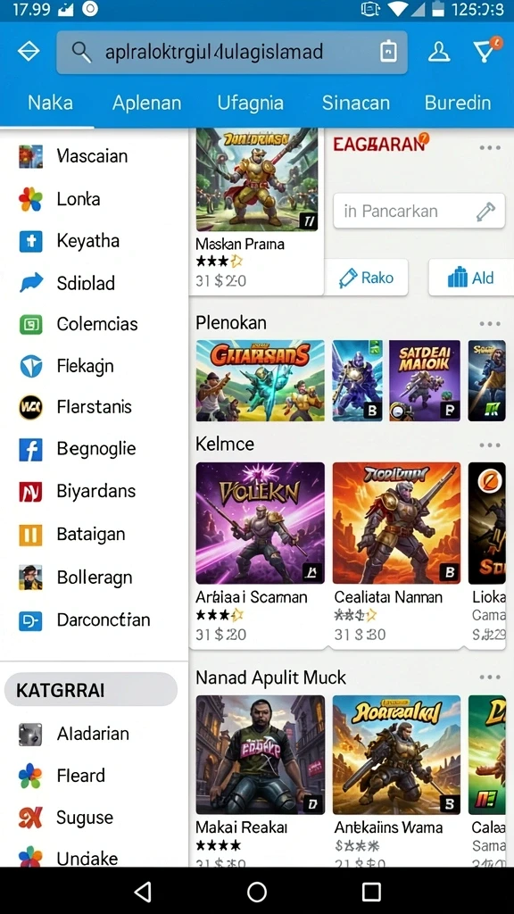 Level menantang yang membuat adrenalin meningkat.