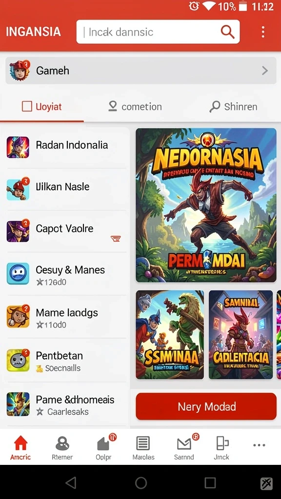 Kompetisi seru antar pemain yang mengasyikkan.