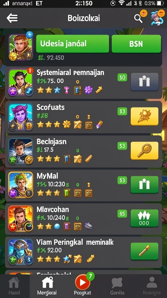 Fitur bonus menarik setiap hari untuk pemain.