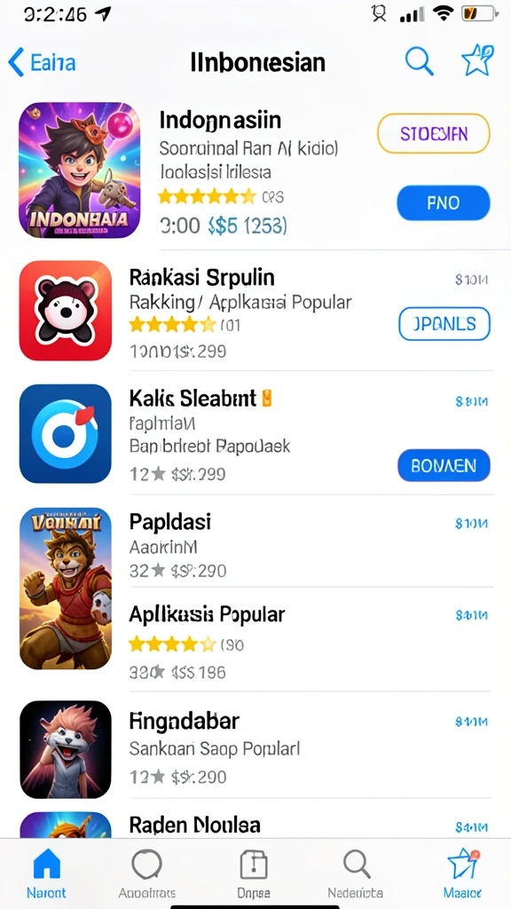 Tampilan awal yang menarik dan informatif.