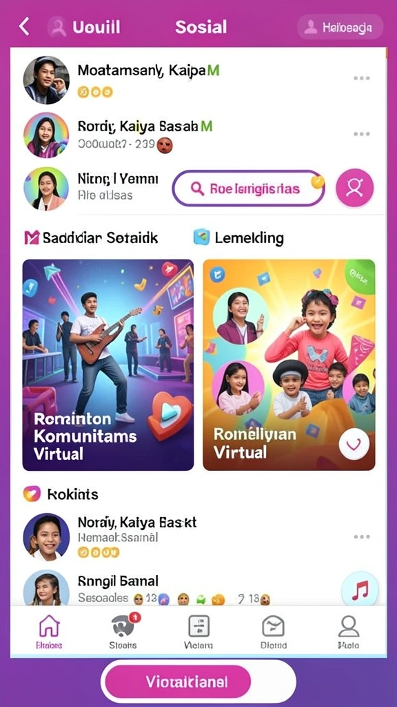 Karakter yang dapat dikustomisasi sesuai dengan preferensi pemain.