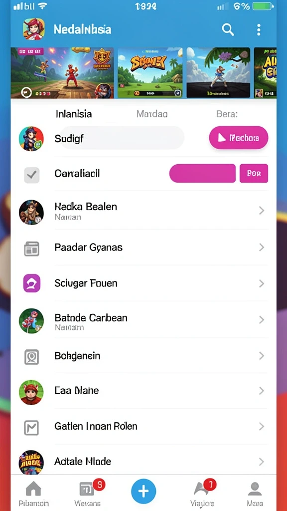 Pembaruan konten menarik setiap bulannya.