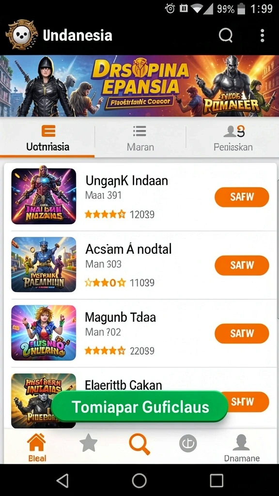 Pengalaman bermain yang seru dan mengasyikkan.