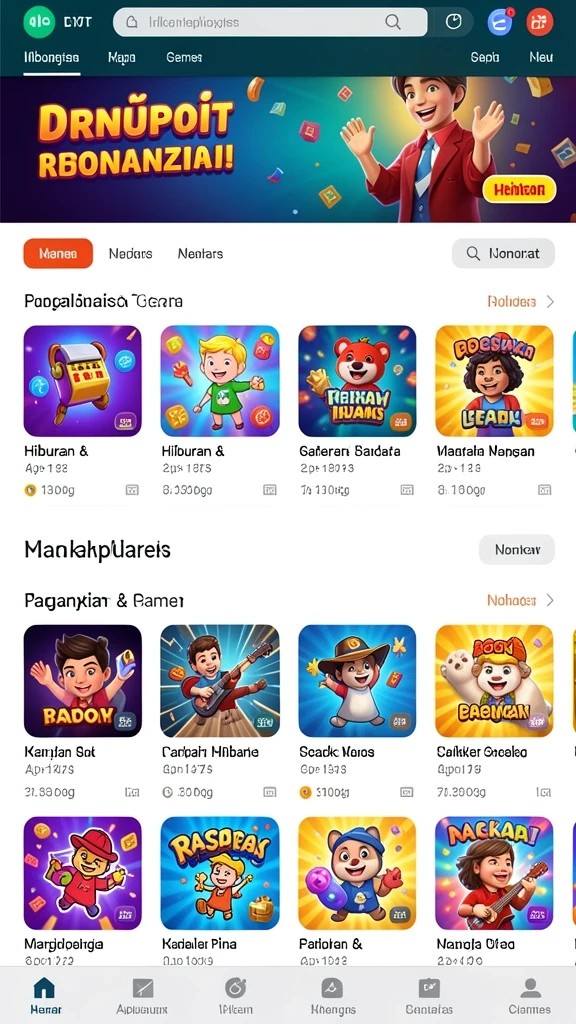 Karakter unik dengan kemampuan menarik.