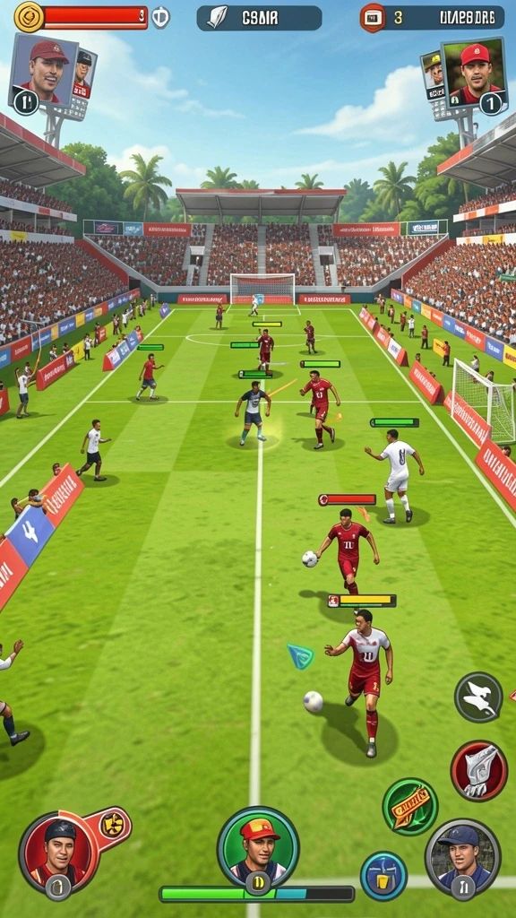 Screenshot ketiga menunjukkan mode multiplayer yang seru.