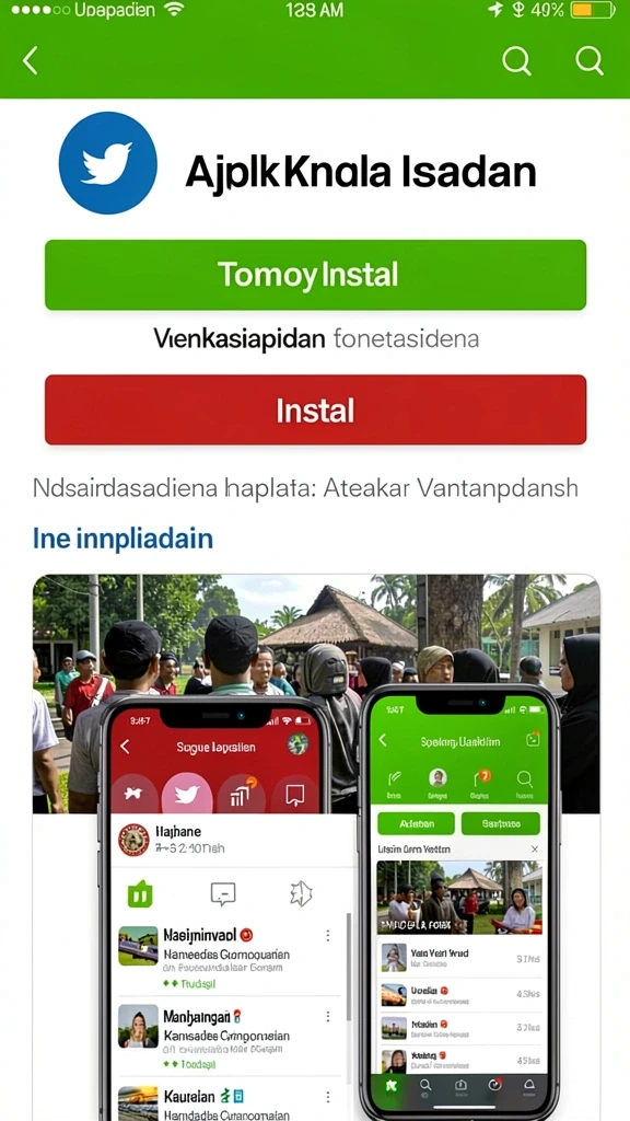 Tampilan menu utama yang menarik dan user-friendly.