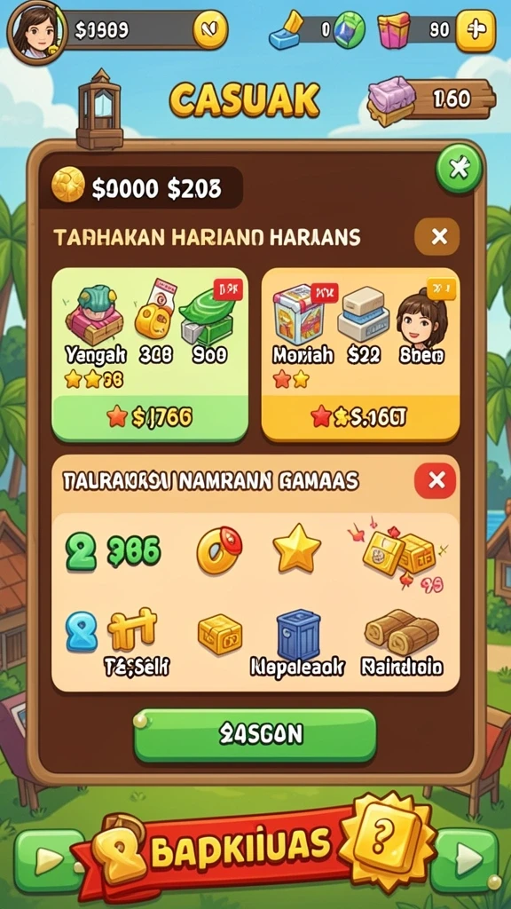 Tampilan antarmuka pengguna yang intuitif dan menarik.
