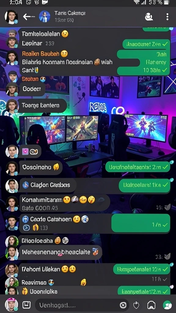 Tangkapan layar menampilkan karakter utama dalam aksi.