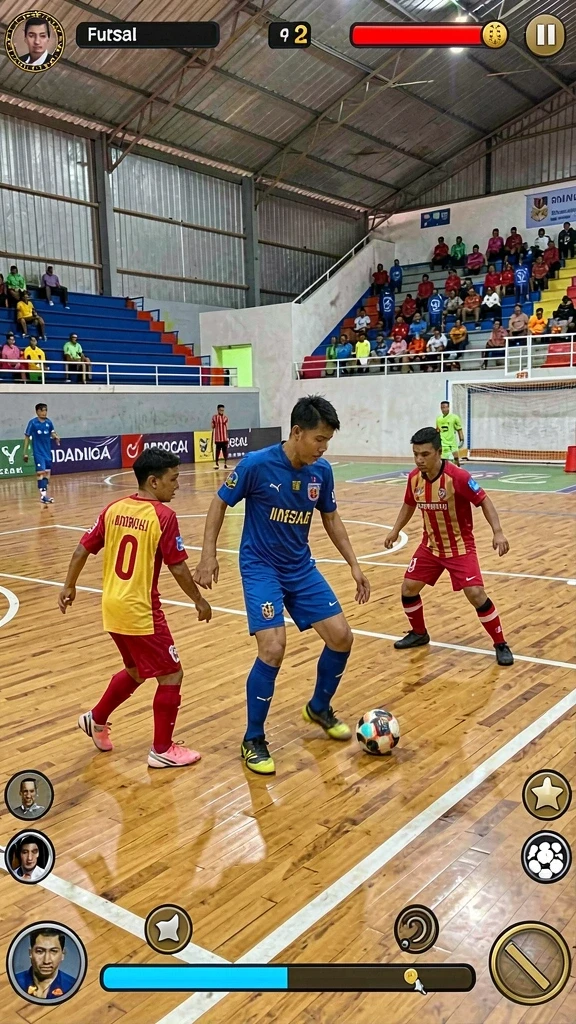 Fitur multiplayer yang memungkinkan bermain bersama teman.