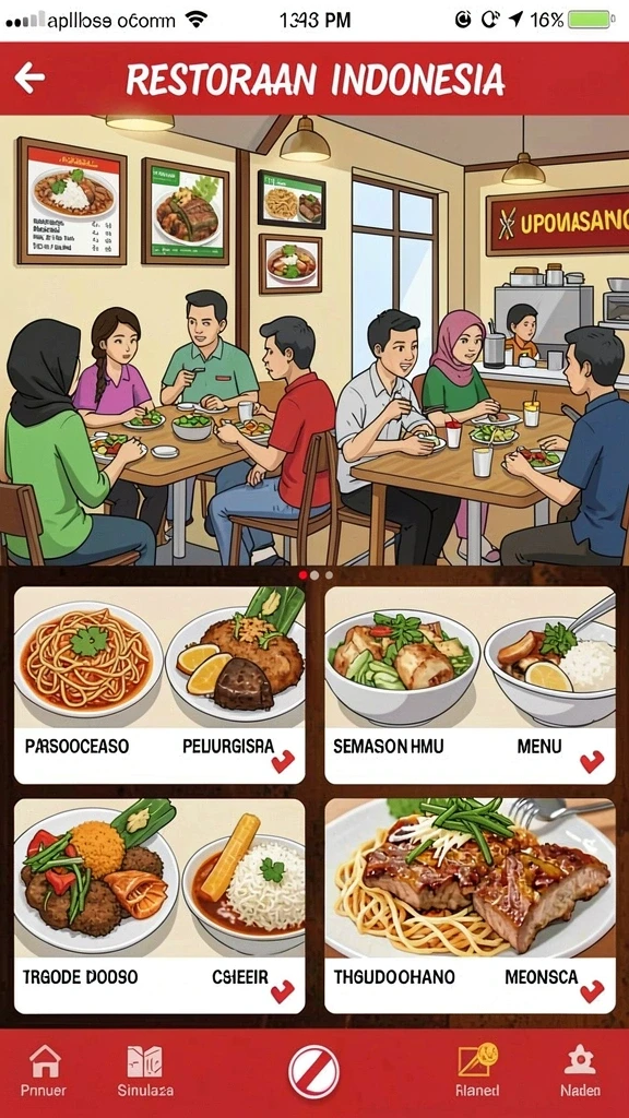 Tampilan antarmuka yang menarik dan user-friendly.
