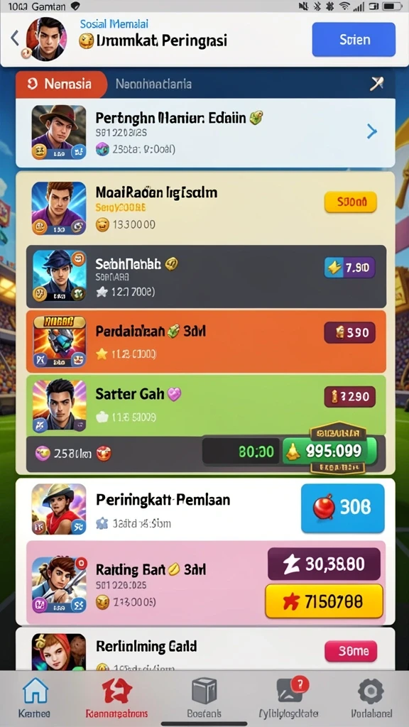 Tampilan menu antarmuka yang mudah digunakan.