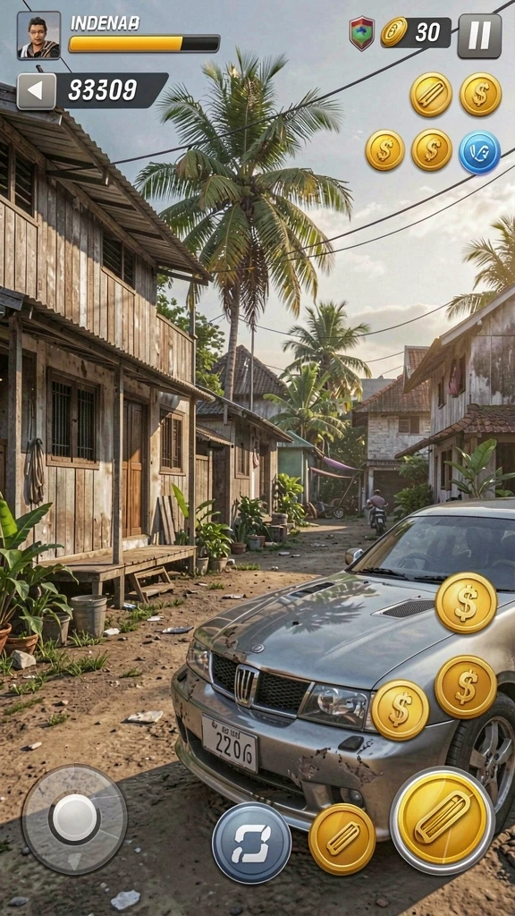 Screenshot menunjukkan gameplay yang seru dan menantang.