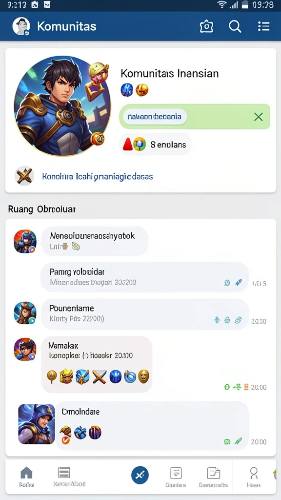 Beragam permainan yang tersedia untuk dinikmati.