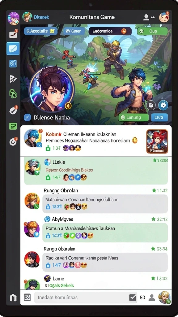 Screenshot menampilkan sistem kustomisasi karakter yang menarik.