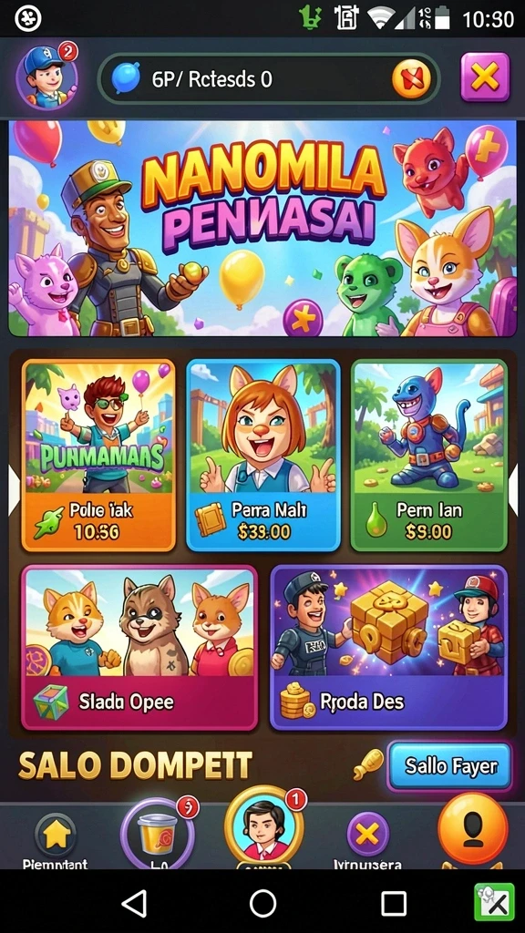 Tangkapan layar dari mode multiplayer yang penuh aksi.